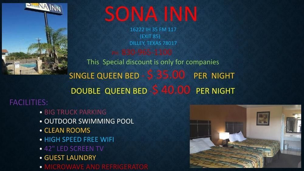 Sona Inn Dilley Exterior foto